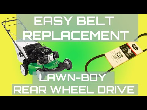 EASY & FAST Lawn-Boy Self Propelled Mower Drive Belt Replacement 4K