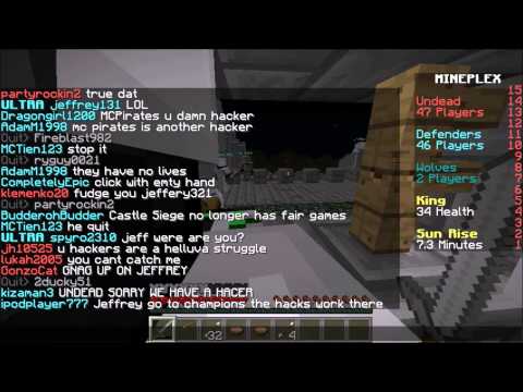 Minecraft - Castle Siege Hack in Mineplex?
