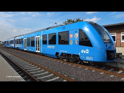 CORADIA iLINT | historic premiere ride of world's first hydrogen powered train | 4K-Quality-Video