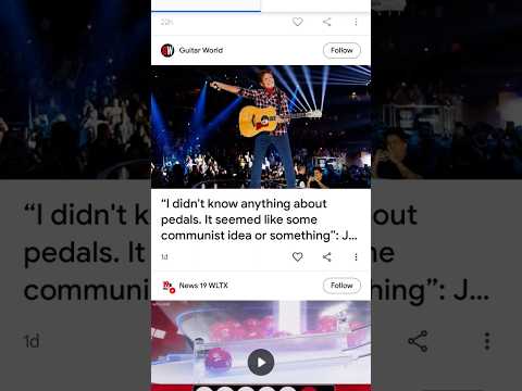 " I didn't know Anything about Pedals.It seemed like some Communist idea or something ":