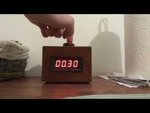 Nakręcany elektroniczny minutnik DIY