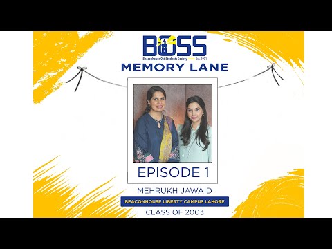 BOSS Memory Lane | Episode 1 | Mehrukh Jawaid