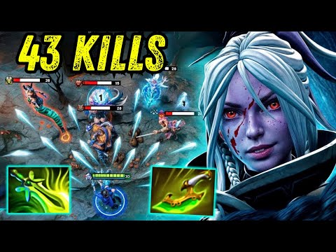 Insane Burst Damage 43Kills 🔥 Swift Blink + Butterfly Builds 🔥🔥🔥 Drow Ranger Dota 2