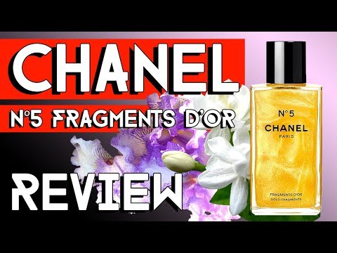CHANEL N°5 FRAGMENTS D'OR SPARKLING GEL UNBOXING AND REVIEW