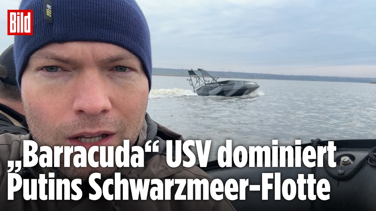 Kiews Schwimmdrohnen jagen Moskaus Kriegsschiffe | BILD-Lagezentrum VOR ORT
