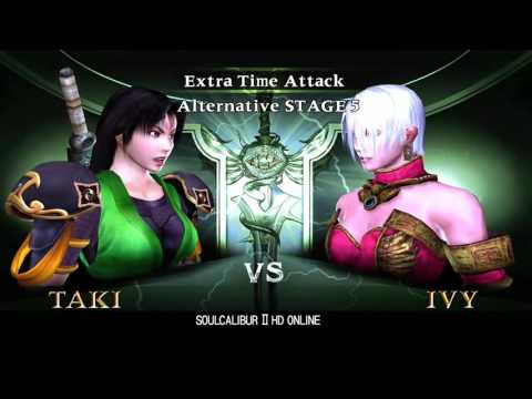Soul Calibur 2 HD Online - Alternative Extra Time Attack with Taki