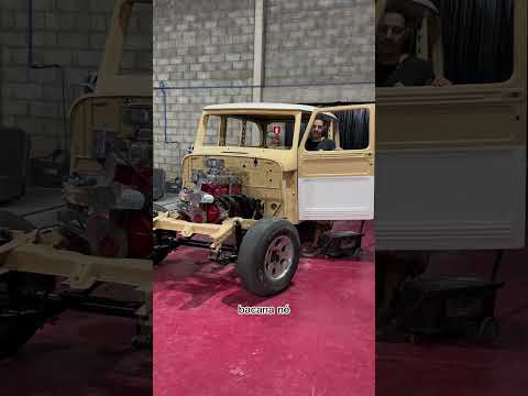 Testando direção elétrica Rural Willys 1975