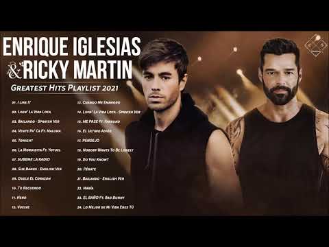 Enrique Iglesias Ricky Martin Greatest Hits Playlist 2021 || Enrique Iglesias Ricky Martin 2021