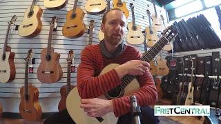 Video thumbnail for Spruce or Cedar top classical guitar? by Fret Central
