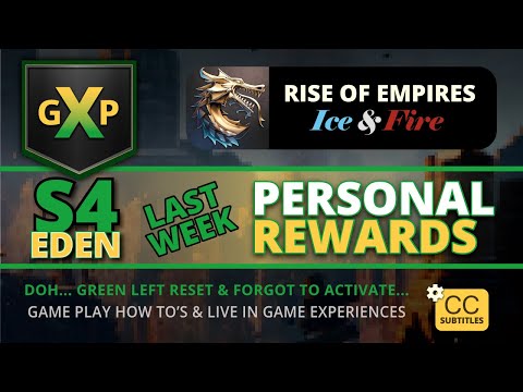 S4 EDEN -  Last Week - Personal Points and Specialization Reset