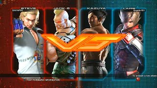 Gogeta101 (KAZUYA/LARS) VS DIVYAFOX (JACK-6/STEVE) TTT2 ONLINE MATCH