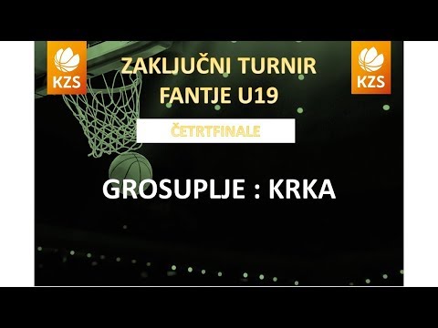 F8MU19 - Grosuplje : Krka - četrtfinale - Sezona 2016/17 - 3/4