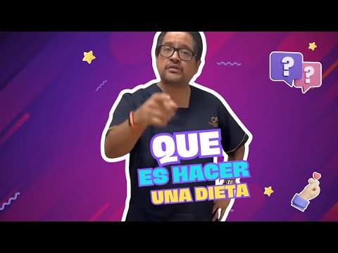 ¿Qué es hacer dieta?