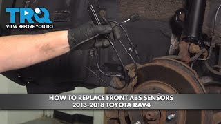 How to Replace Front ABS Sensors 2013-2018 Toyota RAV4