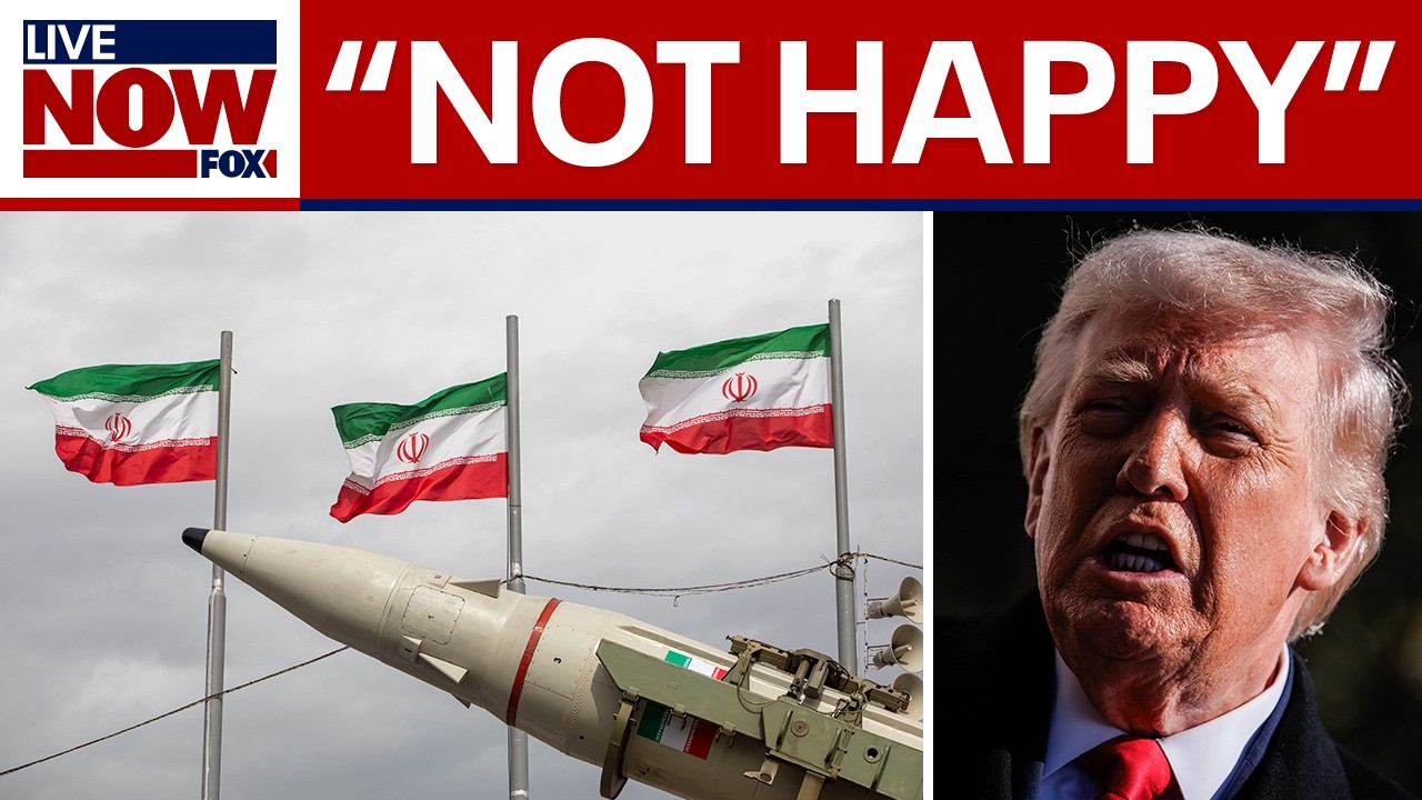 Trump says he's "not happy" with Iran amid talks