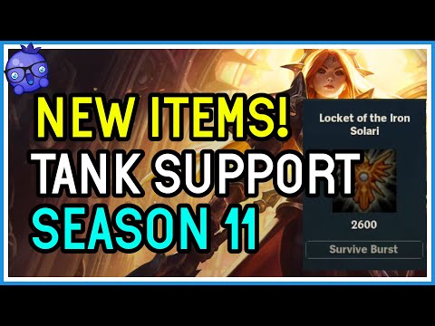NEW SUPPORT TANK ITEMS for Season 11 - League of Legends