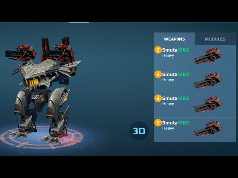SMUTA BEHEMOTH IS REALLY GOOD! WRAMPAGE IN THE FITS MINUTE! (War Robots)