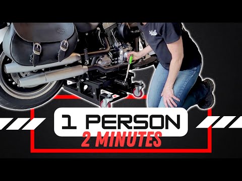 Only 2 Minutes! 🏁 Takes No Time At All | Let's Roll Cruiser Motorcycle Dolly: Safe & Easy
