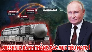 Nga khóa mục tiêu cho Oreshnik, đánh hủy diệt hàng loạt căn cứ NATO ! - 5P Kiến Thức