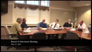 preview picture of video 'Norfolk Board of Selectmen Meeting 5/27/14'