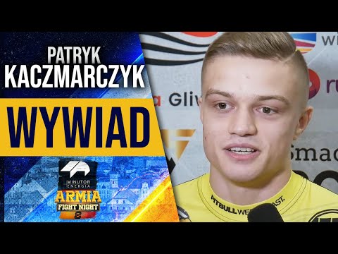 Patryk Kaczmarczyk o tym, co mówił do niego Kępa podczas ważenia przed AFN 8