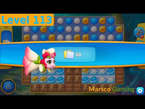 Fishdom – Level 113 | Match-3 Puzzle