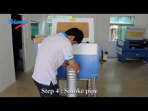 How to install the new laser machine(TR-6040&TR-5030)