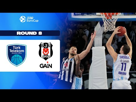 Turk Telekom Ankara - Besiktas GAIN Istanbul | Round 8 | EuroCup Basketball 2025-26