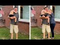 Little Boy Has Tearful Reunion With His Grandpa