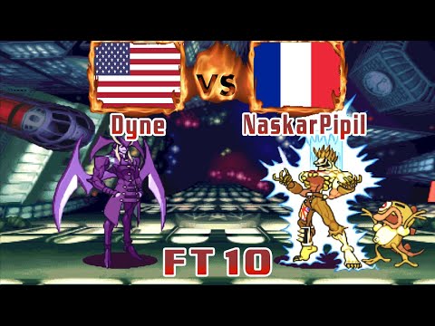Darkstalkers 3 [Vampire Savior] - Dyne (USA) VS (FRA) NaskarPipil [vsav] [Fightcade] [FT10]