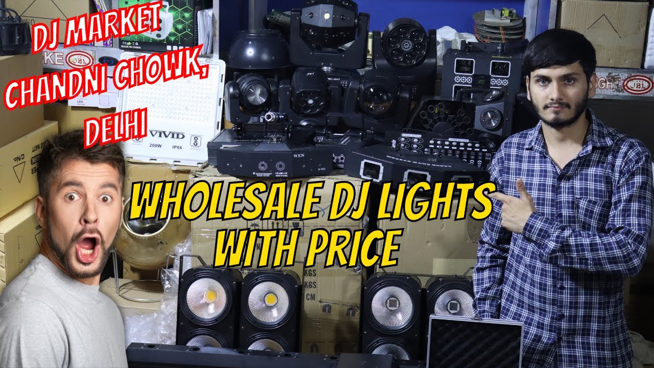 Watch video WHOLESALE DJ LIGHTS With PRICE | SHARPY, LASERS at SBL, DJ Market, Chandni Chowk, Delhi | @DJGuruji Now WHOLESALE DJ LIGHTS With PRICE | SHARPY, LASERS at SBL, DJ Market, Chandni Chowk, Delhi | @DJGuruji