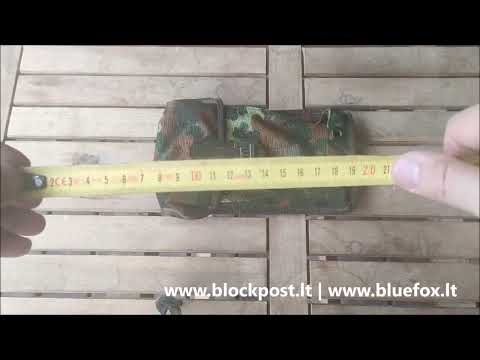 Max Fuchs Dėklas dėtuvėms MP2 BW Flecktarn video