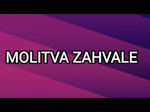 MOLITVA ZAHVALE //zahvala Bogu na pomoći//