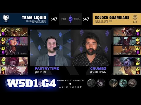 Team Liquid vs Golden Guardians | Week 5 Day 1 S11 LCS Spring 2021 | TL vs GG W5D1