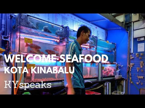 KY come - frutos do mar de boas-vindas, Kota Kinabalu