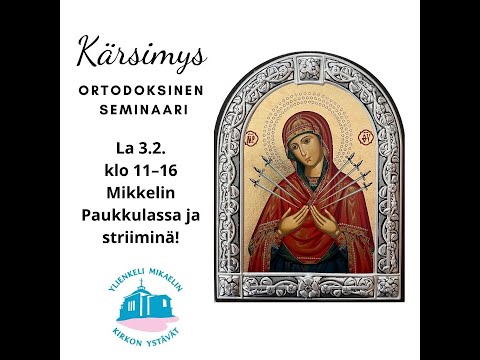 Kärsimys-seminaari la 3.2.2024