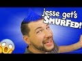 👀 JESSE GETS SMURFED 👀 JAYLA AND AYDAH ARE SAND MERMAIDS!!! FAMILY VLOG