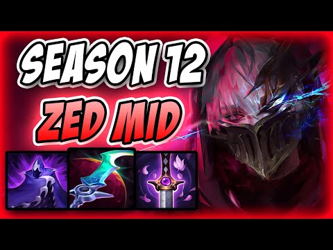 LEARNING HOW TO PLAY ZED IN SEASON 12 - Zed S12