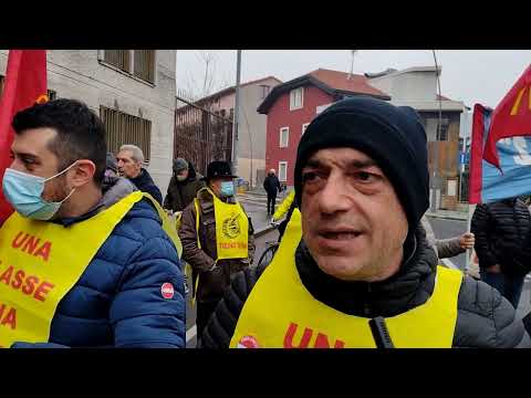 Lavoratori Emerson di Rescaldina contro la chiusura