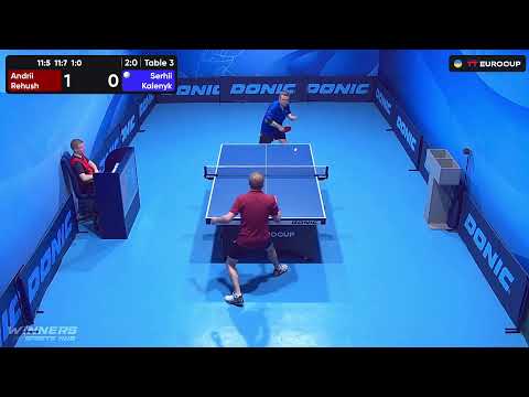 16:45 Andrii Rehush - Serhii Kalenyk 07.09.2023 TT Euro.Cup Ukraine Master. TABLE 3