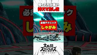 【必須テクニック】しゃがみ #スマブラsp #解説