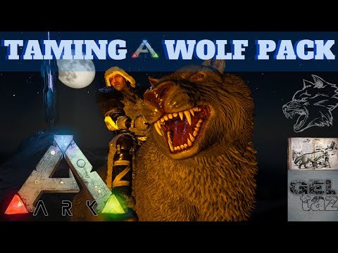 ARK Survival Evolved: Taming a Wolf Pack, Direwolf