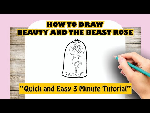 Top 9 Beauty And The Beast Rose Drawing 22 Update Giacongreal Cosmetic Processing