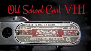 Milwaukee S-114 1/4" Hole Shooter Heavy Duty 1/4 Drill  - Retro 1960s Power Tool Rebuild