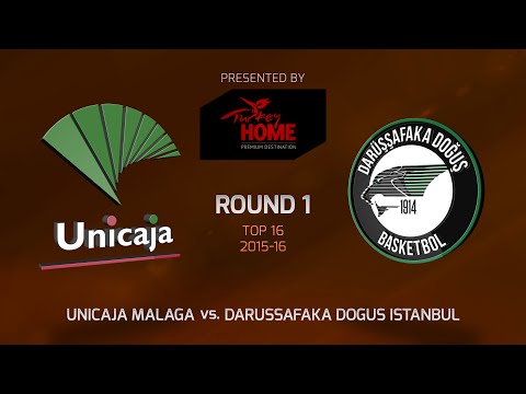 Highlights: Top 16, Round 1, Unicaja Malaga 70-62 Darussafaka Dogus Istanbul