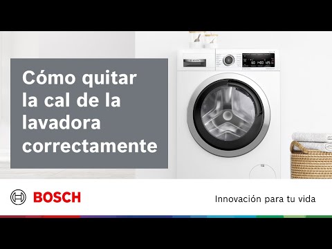 Video - Cómo quitar la cal de la lavadora