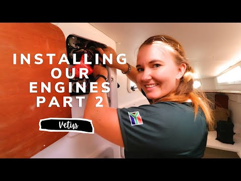 DIY Vetus ENGINE INSTALL Part 2 | YACHT REBUILD WEEK 93