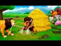 Epic and Funny: Angry Bison vs Lion Battle | Funny Animal Cartoons 2024