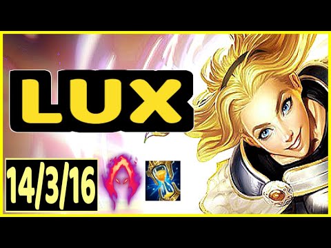 LUX VS ZILEAN - 14/3/16 KDA SUPPORT GAMEPLAY
