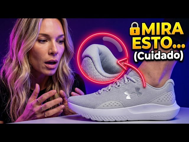 Vídeo relacionado con Under Armour UA GPS Surge 4 Deportivas de niña con cierre ajustable de velcro, zapatillas para correr con amortiguación